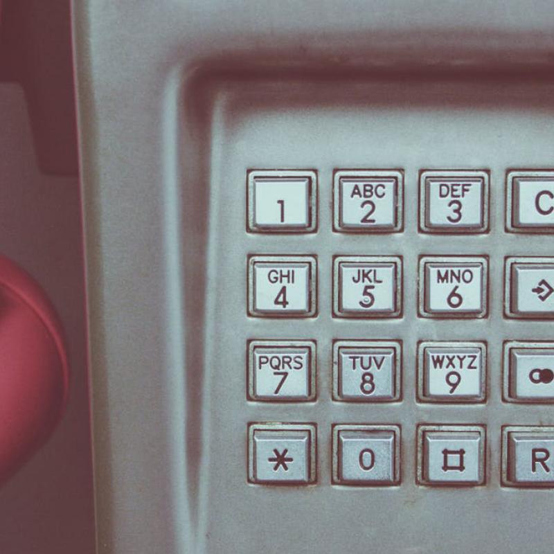 Phone box dial pad