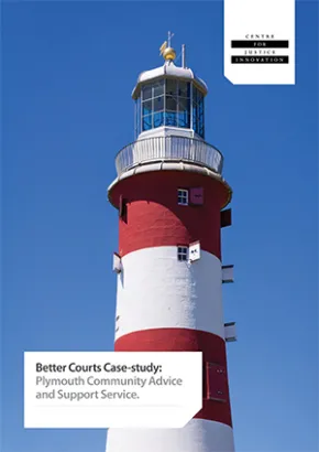 Better Courts Case-study: Plymouth Community Advice and Support Service - cover