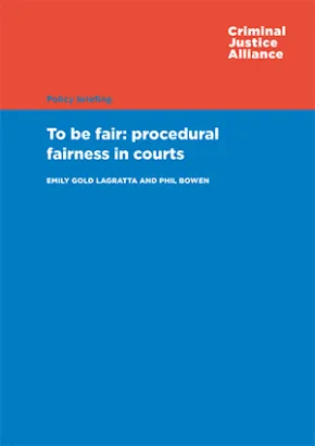 To be fair: procedural fairness in courts