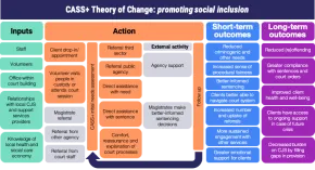 CASS theory of change graph